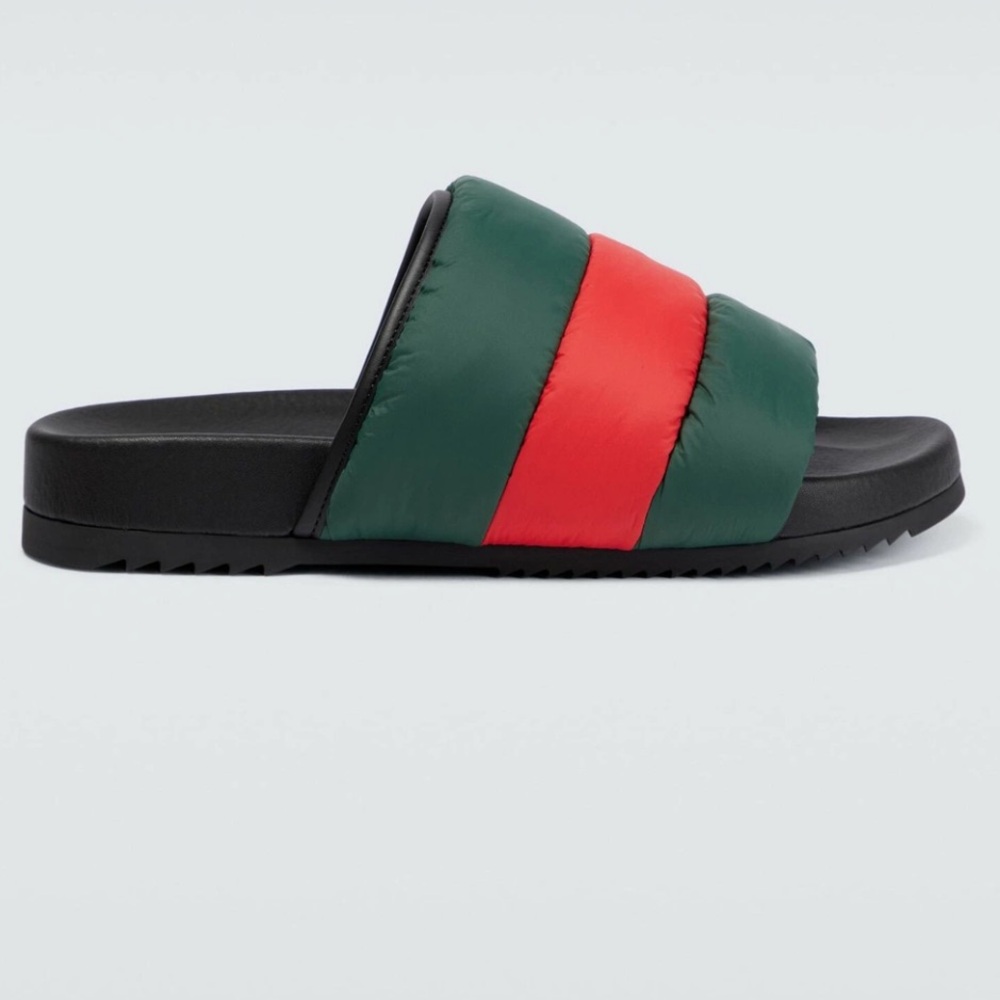 Gucci - Web padded nylon slides size 37 - Picture 6 of 15